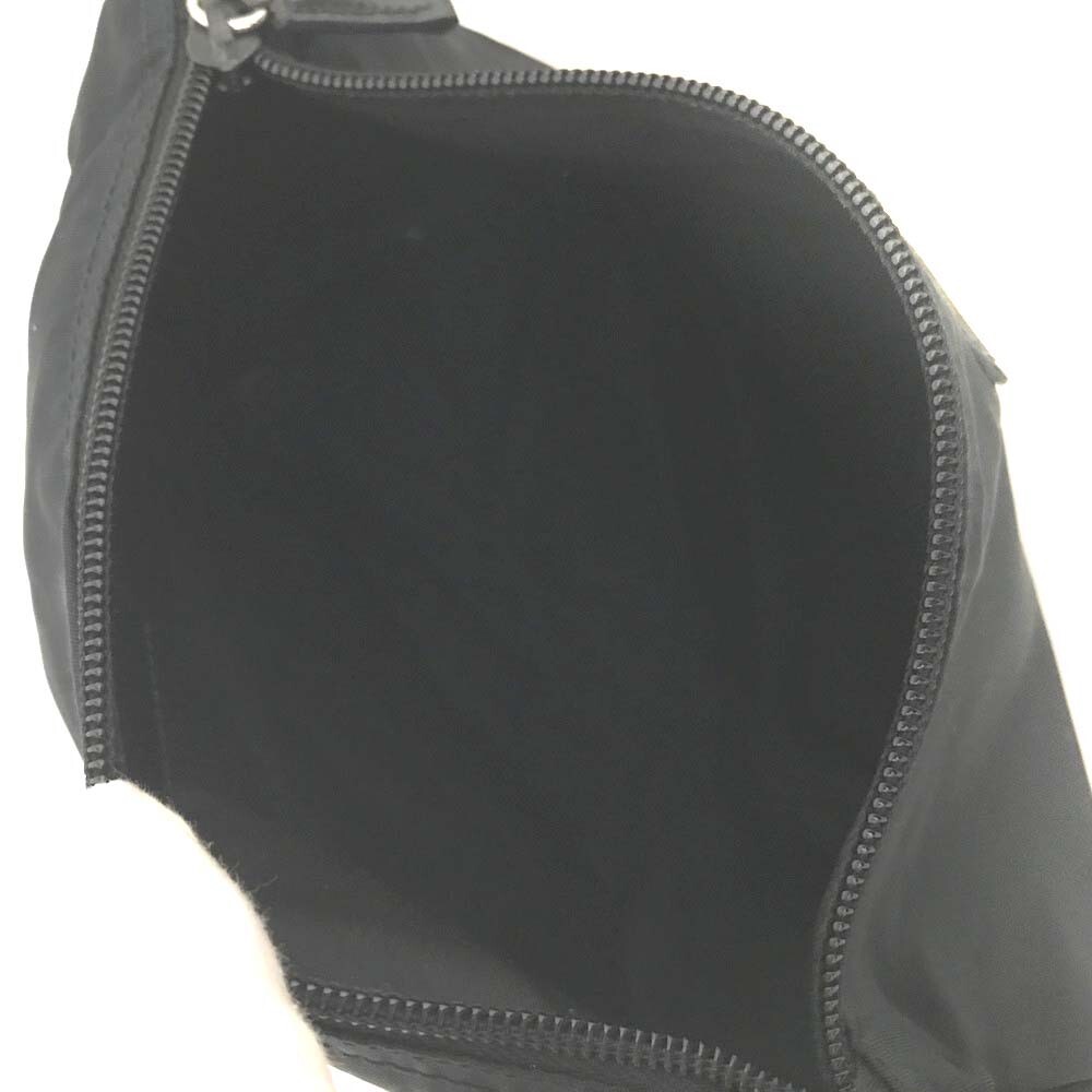 Prada Logo Plate Nylon Cosmetic Pouch #192739P86 - Picture 7 of 8
